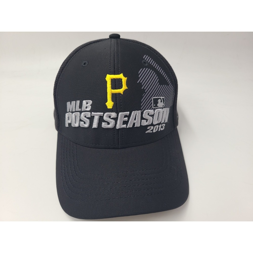 Pittsburgh Pirates 2013 Postseason 47 Brand Adjustable Hat Cap Playoff MLB Black